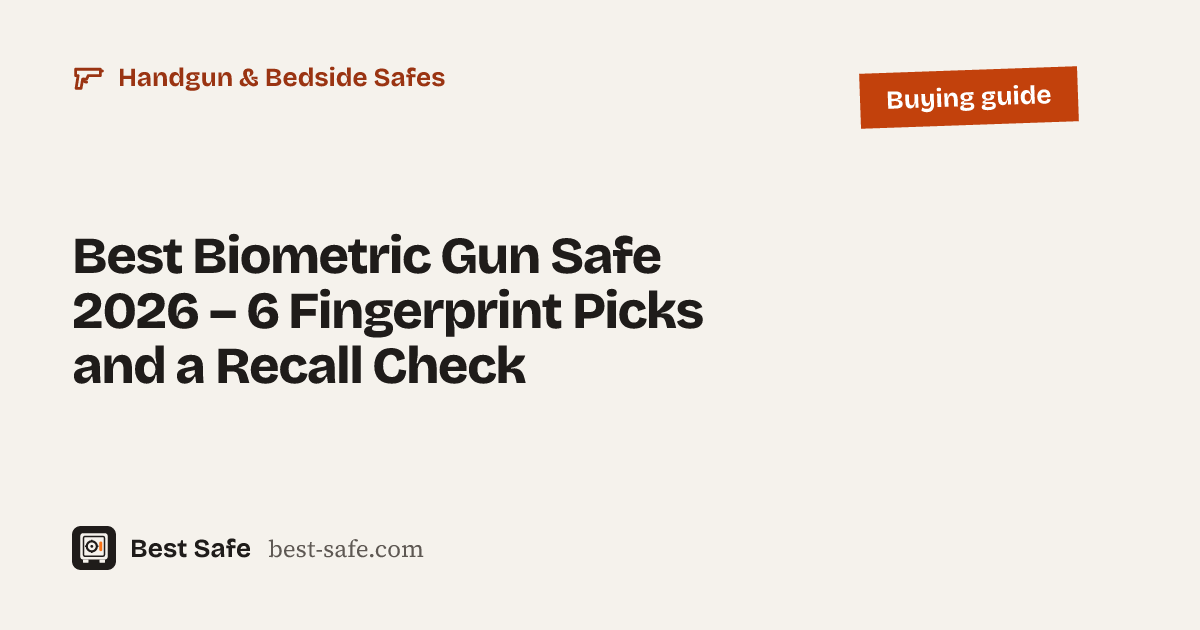 Best Biometric Gun Safe 2026 – 6 Fingerprint Picks and a Recall Check – Best Safe buying guide
